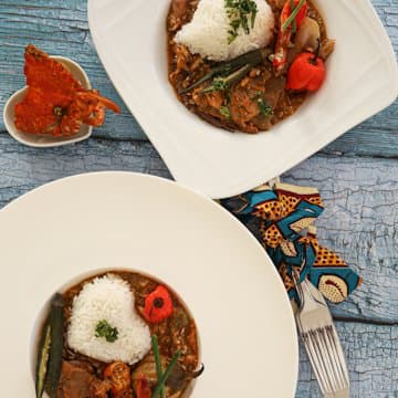 Rice & stew