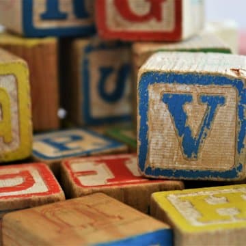 Letter blocks