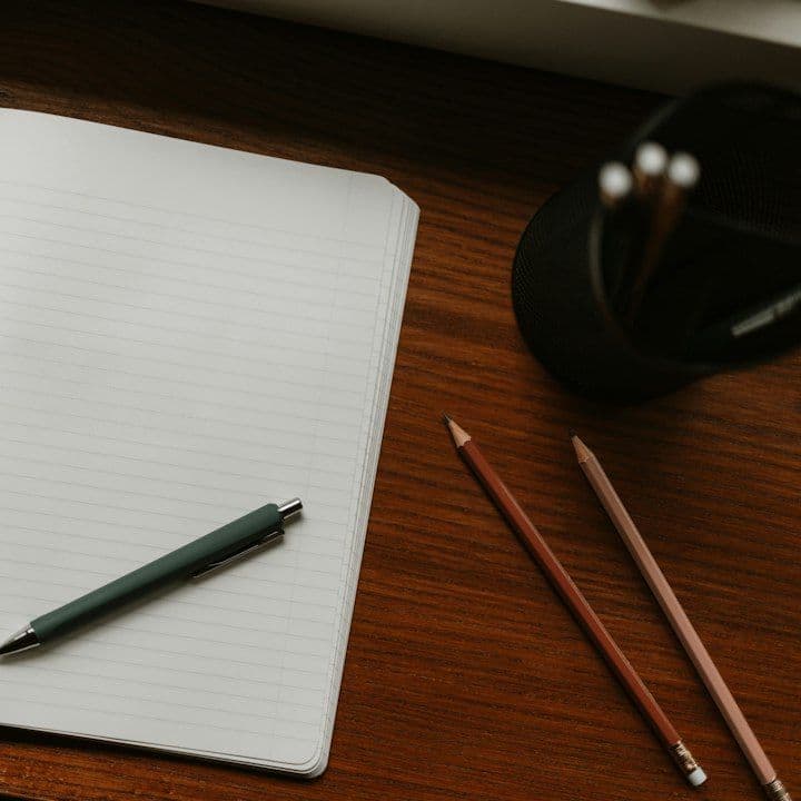 Ruled notebook